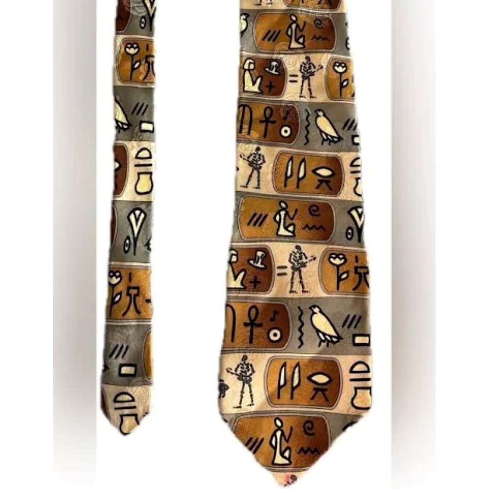 Grateful Dead Egypt '78 2nd Set Neck Tie MADE IN USA 1996 VTG Men's 100% Silk - Picture 2 of 5
